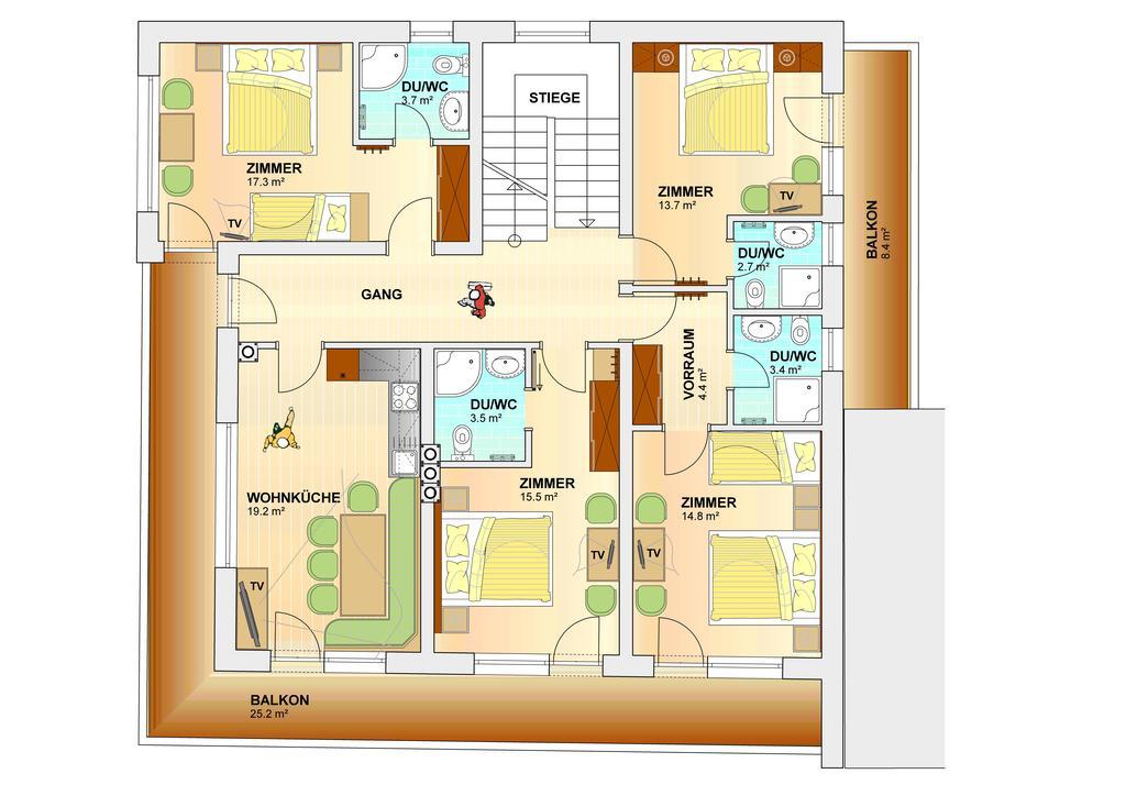 Ferienhaus Apart Sonnzeit Ζόλντεν Δωμάτιο φωτογραφία